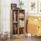 Costway 5-Cube Bookcase for Kids 41" Wooden Toy Storage Organizer for Kid's Room White/Natural